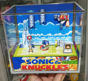 Sonic & Knuckles Sky Sanctuary Cubic Diorama