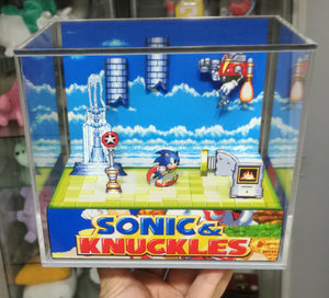 Sonic & Knuckles Sky Sanctuary Cubic Diorama