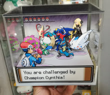 Load image into Gallery viewer, Pokemon Platinum Cynthia Battle Cubic Diorama