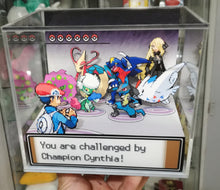 Load image into Gallery viewer, Pokemon Platinum Cynthia Battle Cubic Diorama