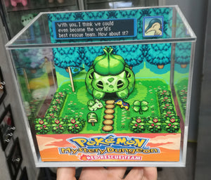 Pokemon Mystery Dungeon Bulbasaur Cubic Diorama