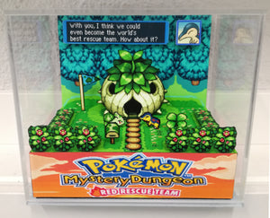 Pokemon Mystery Dungeon Bulbasaur Cubic Diorama