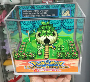 Pokemon Mystery Dungeon Bulbasaur Cubic Diorama