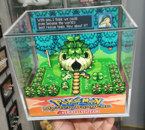 Pokemon Mystery Dungeon Bulbasaur Cubic Diorama