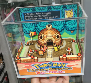 Pokemon Mystery Dungeon Charmander Cubic Diorama