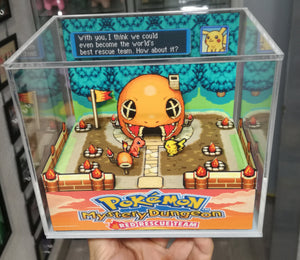 Pokemon Mystery Dungeon Charmander Cubic Diorama