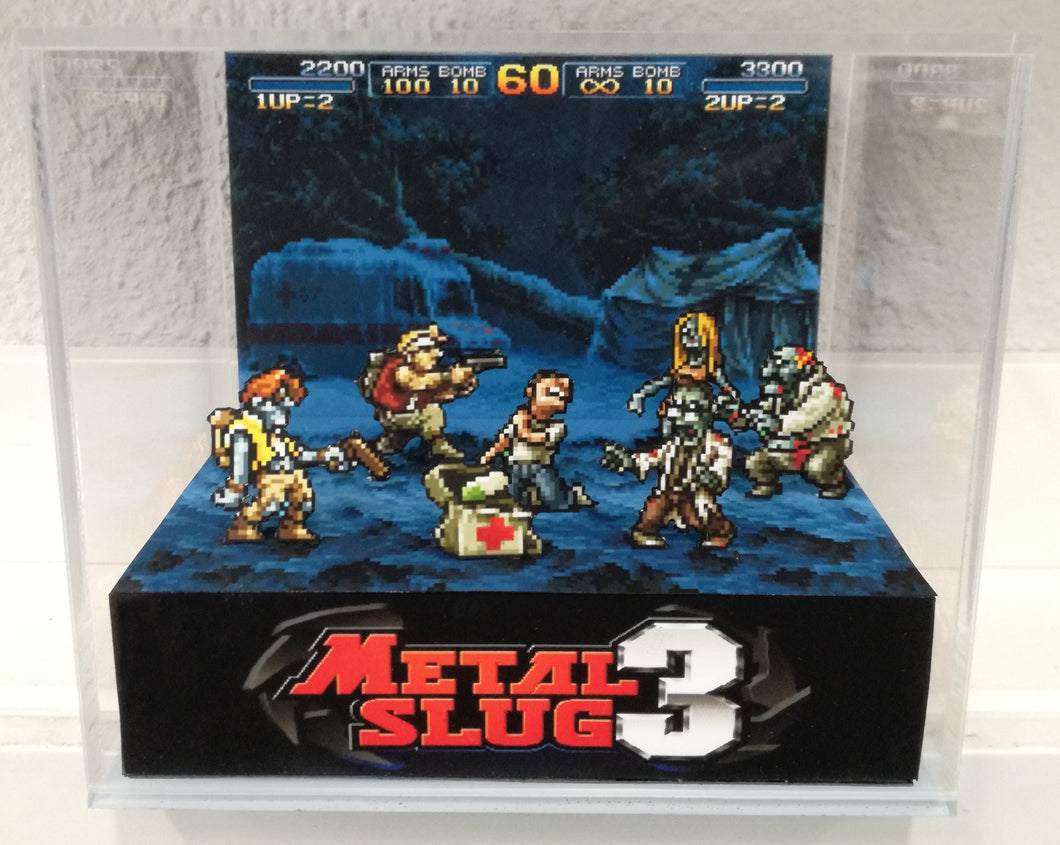 Metal Slug 3 Zombies Cubic Diorama