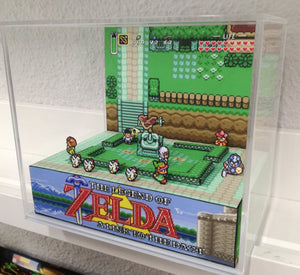 Zelda A Link to the Past - Kakariko Cubic Diorama