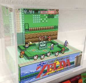 Zelda A Link to the Past - Kakariko Cubic Diorama