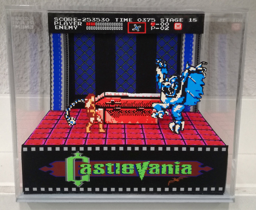 Castlevania Dracula Cubic Diorama