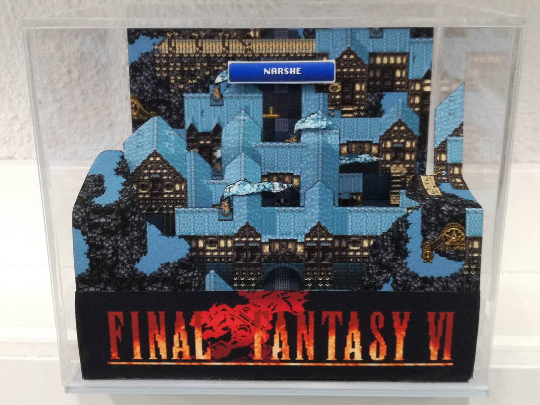 Final Fantasy VI Narshe Cubic Diorama