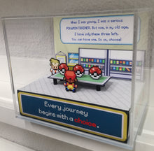 Load image into Gallery viewer, Pokemon Laboratory Red Fire/Leaf Green Cubic Diorama