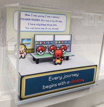 Load image into Gallery viewer, Pokemon Laboratory Red Fire/Leaf Green Cubic Diorama