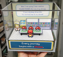 Load image into Gallery viewer, Pokemon Laboratory Red Fire/Leaf Green Cubic Diorama