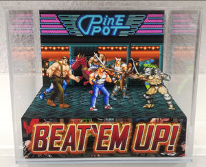 Beat Em Up Cubic Diorama