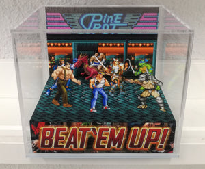 Beat Em Up Cubic Diorama