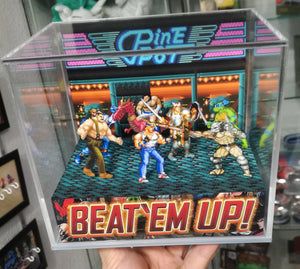 Beat Em Up Cubic Diorama