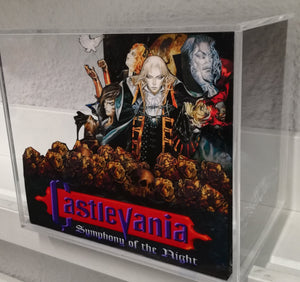 Castlevania Symphony of the Night Cover Cubic Diorama