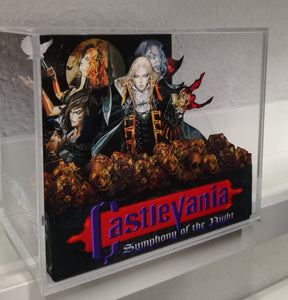 Castlevania Symphony of the Night Cover Cubic Diorama