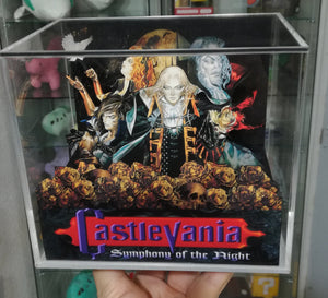 Castlevania Symphony of the Night Cover Cubic Diorama