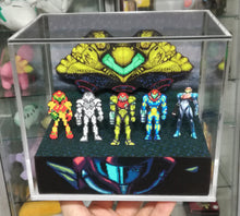 Load image into Gallery viewer, Metroid Saga Tribute Cubic Diorama