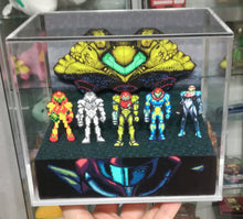 Load image into Gallery viewer, Metroid Saga Tribute Cubic Diorama