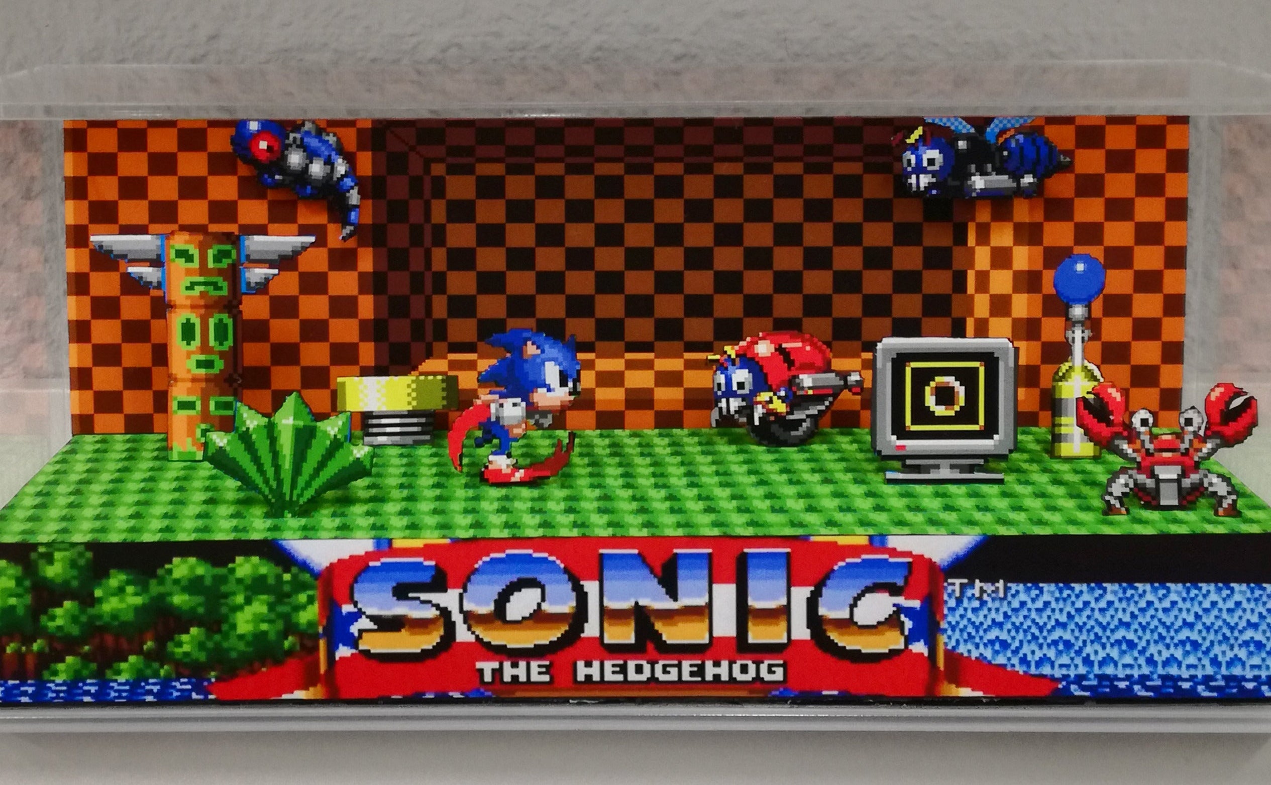 Sonic the Hedgehog Sprites Perler Beads 