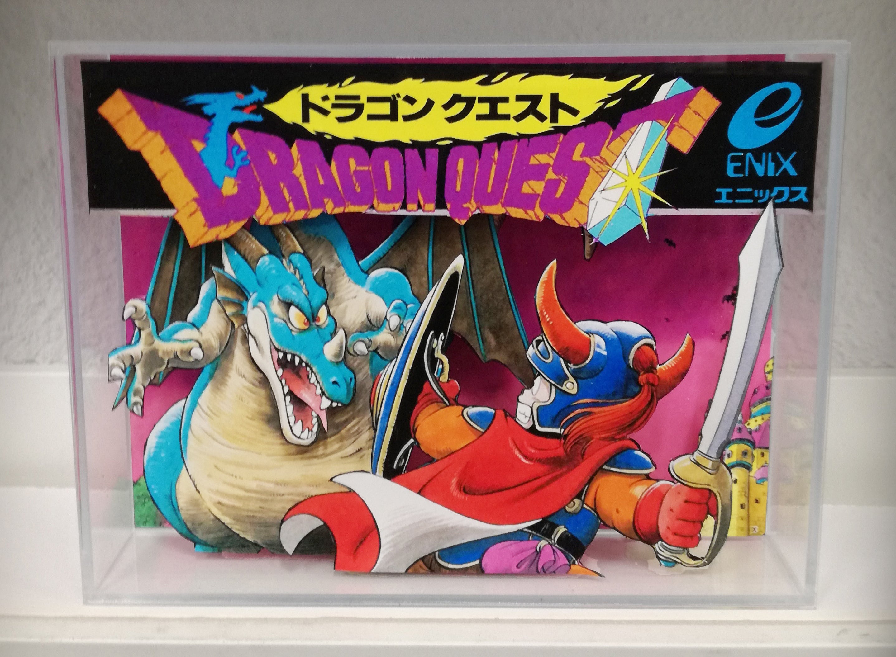 dragonquest bottle Caps tape painting9 Mini Figure