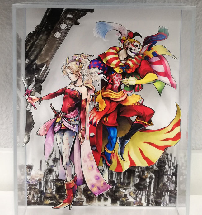 Final Fantasy VI Kefka and Terra Clear Box