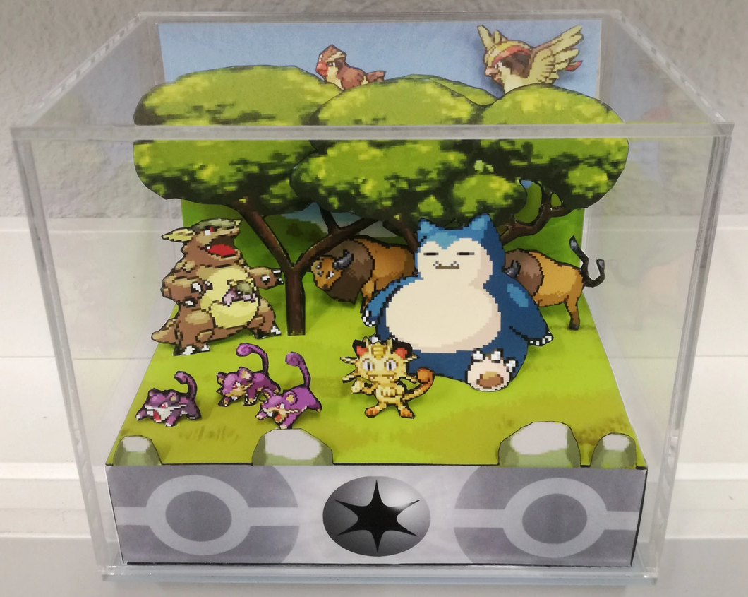 Pokemon Home Normal Cubic Diorama