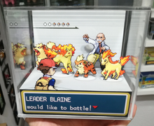 Load image into Gallery viewer, Pokemon Fire Red/ Leaf Green Gym Leaders Cubic Diorama