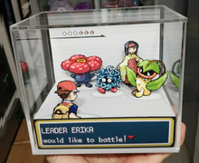 Load image into Gallery viewer, Pokemon Fire Red/ Leaf Green Gym Leaders Cubic Diorama