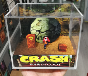 Crash Bandicoot Cubic Diorama