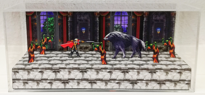 Castlevania Symphony of the Night Cubic Diorama