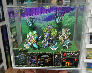 Warcraft III Night Elves Cubic Diorama