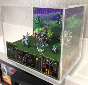 Warcraft III Night Elves Cubic Diorama