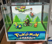 Load image into Gallery viewer, Pokemon Emerald Intro Cubic Diorama