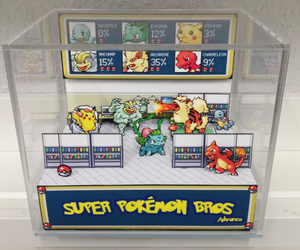 Super Pokémon Bros. Advance Cubic Diorama