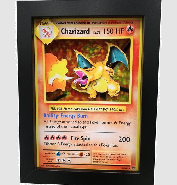 Charizard Card Diorama