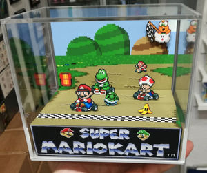 Super Mario Kart Cubic Diorama