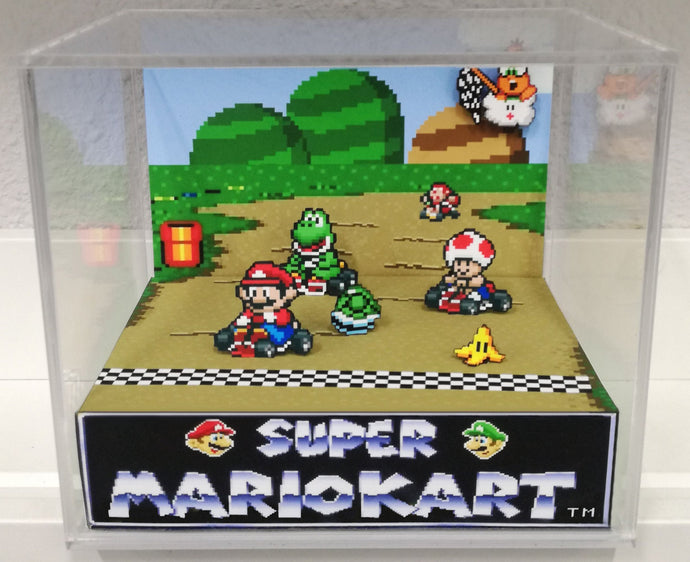 Super Mario Kart Cubic Diorama