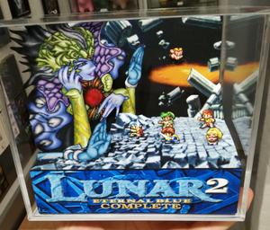 Lunar 2 Eternal Blue Cubic Diorama