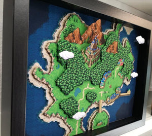 Chrono Trigger Map Diorama