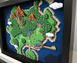 Chrono Trigger Map Diorama