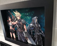 Load image into Gallery viewer, Final Fantasy VII Cloud, Tifa and Sefirot Diorama