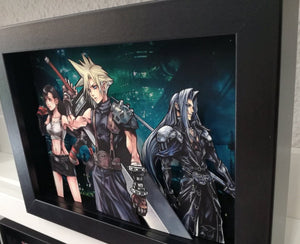 Final Fantasy VII Cloud, Tifa and Sefirot Diorama