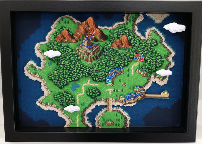 Chrono Trigger Map Diorama