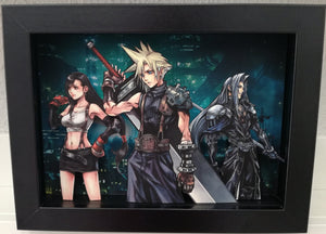 Final Fantasy VII Cloud, Tifa and Sefirot Diorama