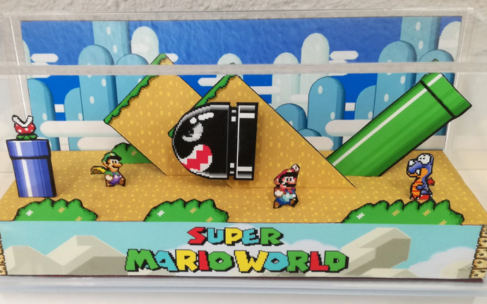 Super Mario World Panoramic Cube