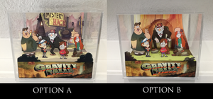 Gravity Falls Cubic Diorama